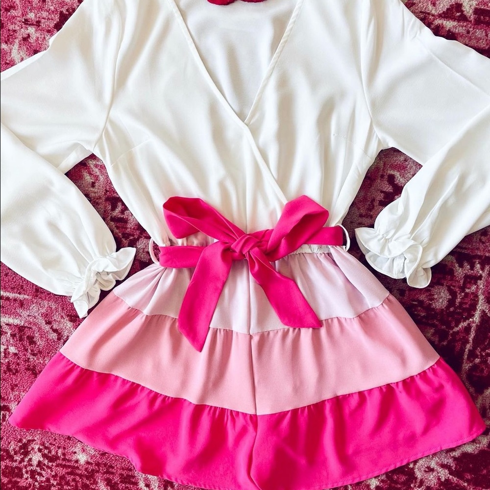 Pretty In Pink Romper